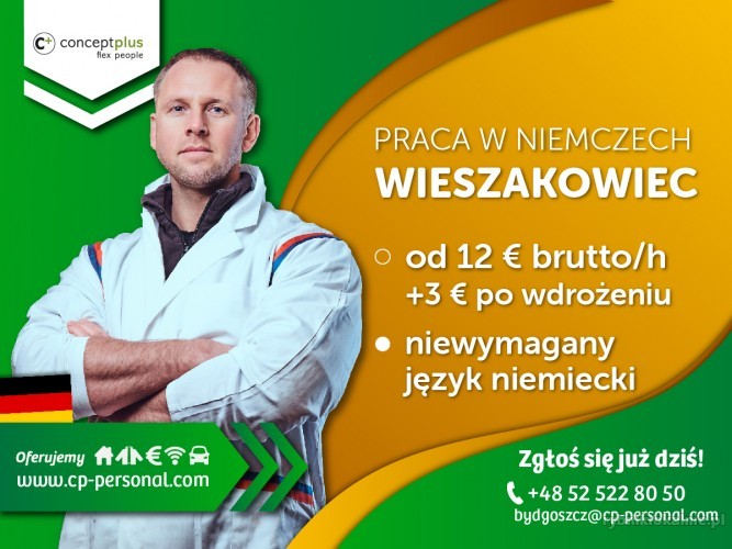 Pracownik produkcji (k/m) - Wieszanie kurczaków - Niemcy