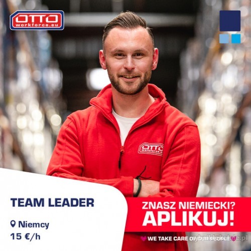 Team Leader z jęz. niemieckim – 15 EUR/h- Augsburg!