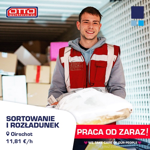 Holandia. Sortowanie i rozładunek w logistycznej firmie DPD! 11,81 EUR/h