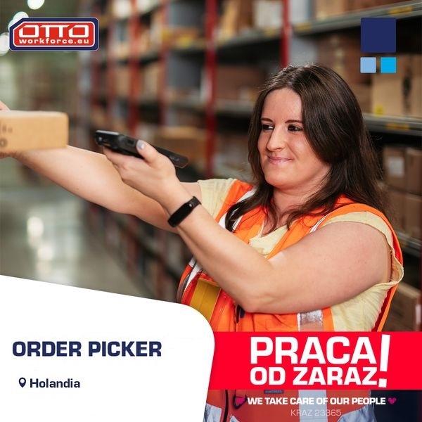 Praca w magazynie - Holandia, zbieranie zamówień