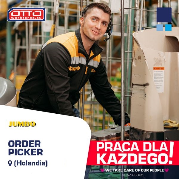 Praca w Holandii! Order picker w JUMBO