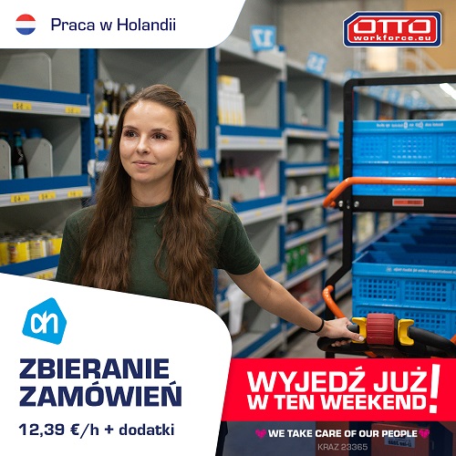 EKSPRESOWA PRACA BEZ JĘZYKA -> nawet do 14,79 €/h - NL