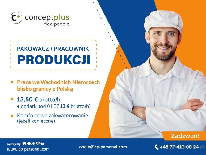 Pakowacz Pracownik produkcji -okolice Schwerinu – bez znajomości języka