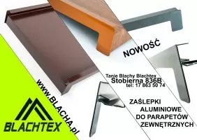 TANIO Aluminiowe zaślepki do parapetów zewnętrznych, super jakość. TANIO Aluminiowe zaślepki do parapetów zewnętrznych, super jakość.