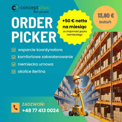 Komisjoner Order picker (k|m) Niemcy