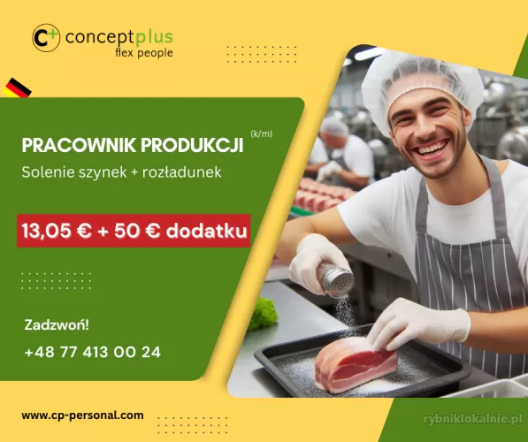 Pracownik produkcji (k/m)  solenie oraz rozładunek