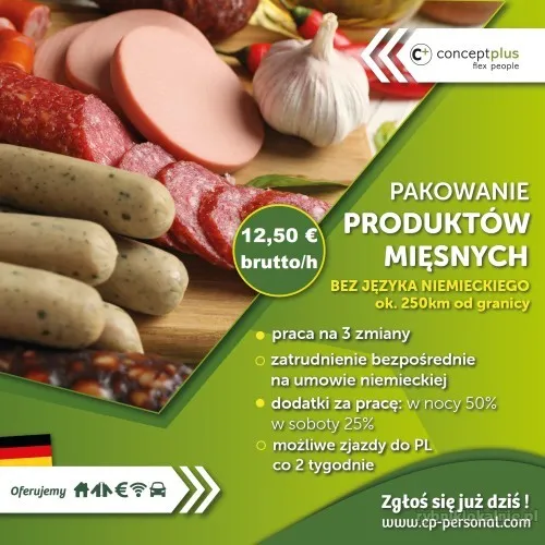 Pracownik produkcji  bez języka niemieckiego  okolice Lipska