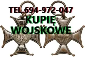 KUPIĘ WOJSKOWE STARE KOLEKCJE,ZBIORY,MILITARIA TELEFON 694972047