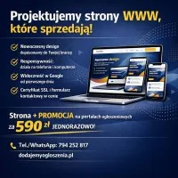 STRONA WWW 590 ZŁ - BEZ UKRYTYCH KOSZTÓW | WYSTAWIAMY FAKTURY