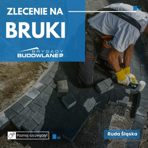 Prace brukarskie 3000m2 - Ruda Śląska