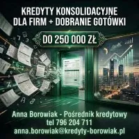 FIRMO, MASZ KILKA ZOBOWIĄZAŃ I WIELE RAT? KREDYT DO 250 000 ZŁ!
