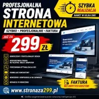 Strona internetowa dla elektryka, 299 zł, bez umowy na lata
