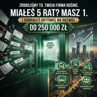 FIRMO, MASZ KILKA ZOBOWIĄZAŃ I WIELE RAT? KREDYT DO 250 000 ZŁ!